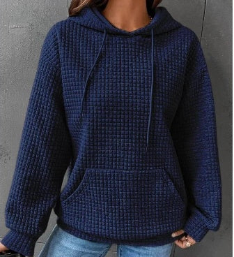Women's hoodie with hood and kangaroo pocket
