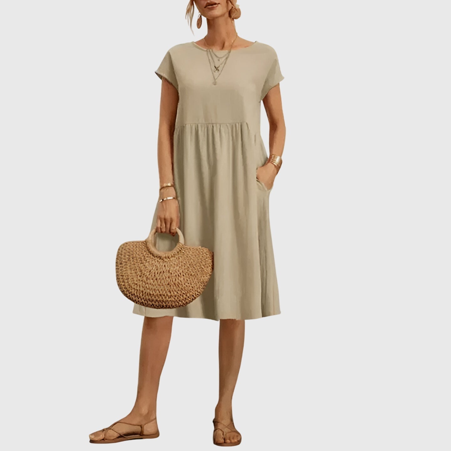 Beautiful Floral Women's Dress - Olytrend