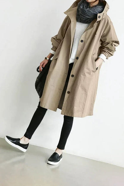 Women's Oversized Raincoat | Long
