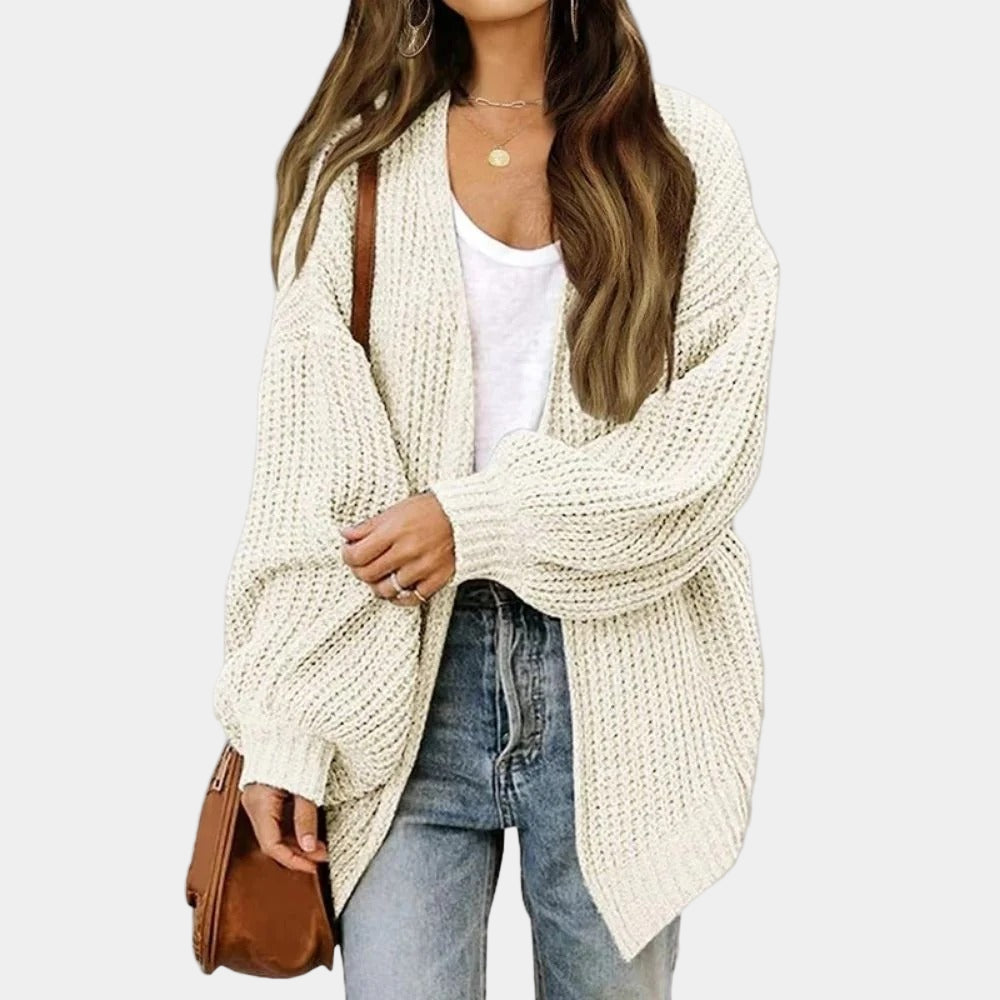 Casual Chic Women's Knitted Cardigan - Autumn