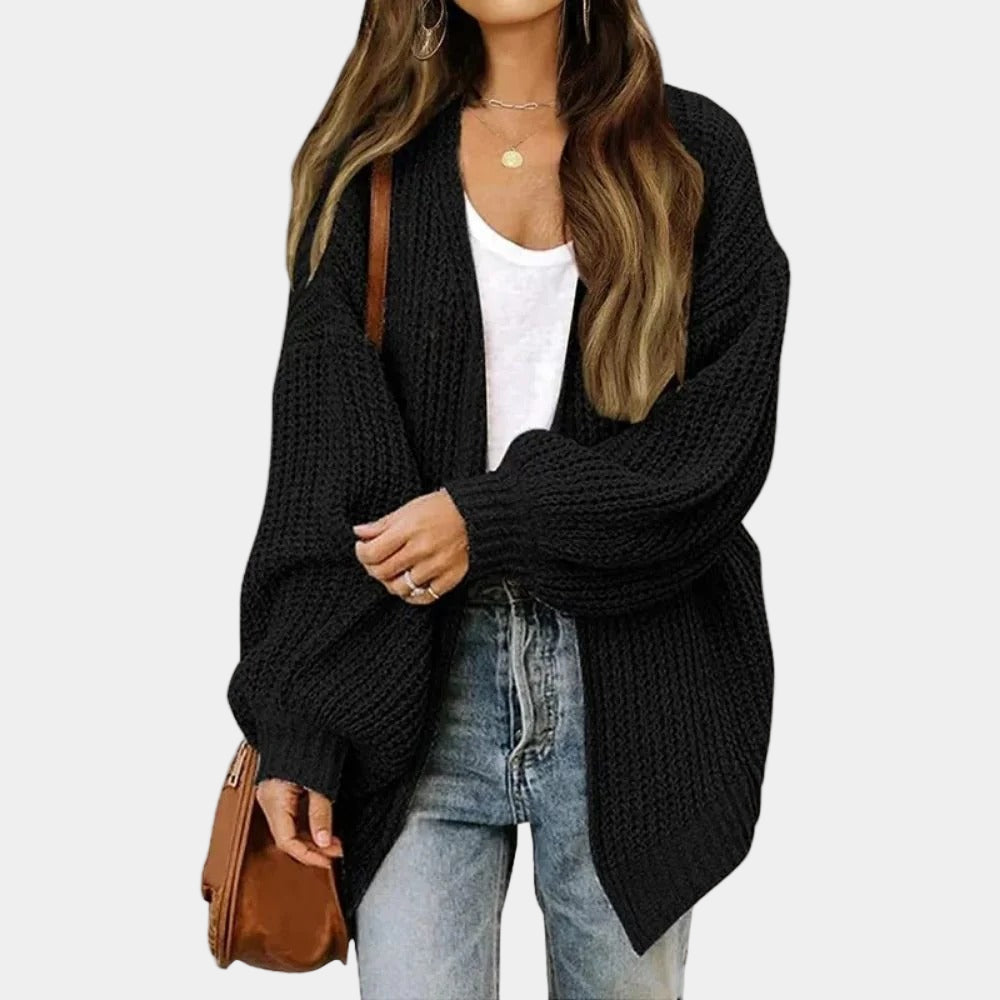 Casual Chic Women's Knitted Cardigan - Autumn