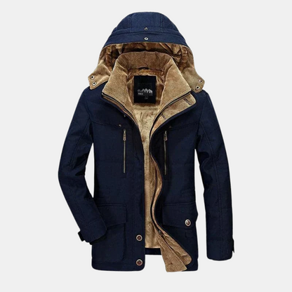 Warm Fleece Lined Winter Coat - Olytrend
