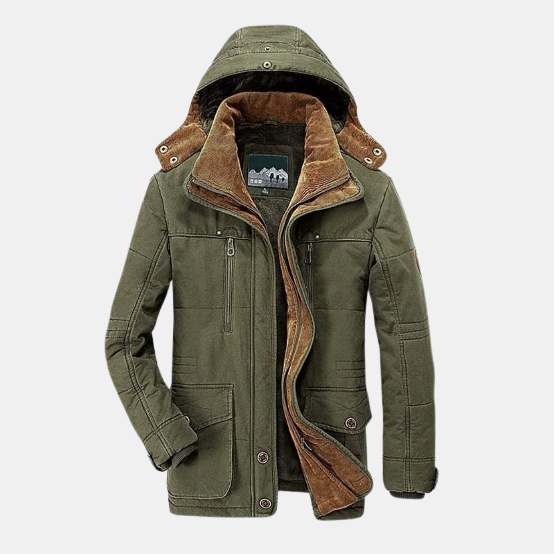 Warm Fleece Lined Winter Coat