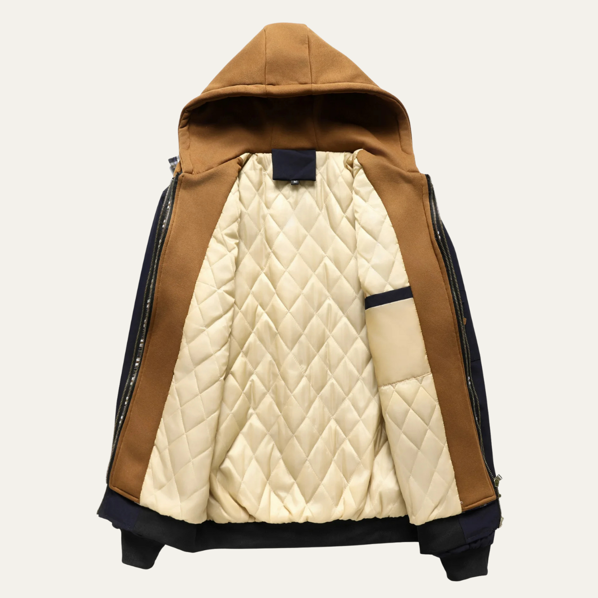 Waterproof Mens Hooded Bomber Coat