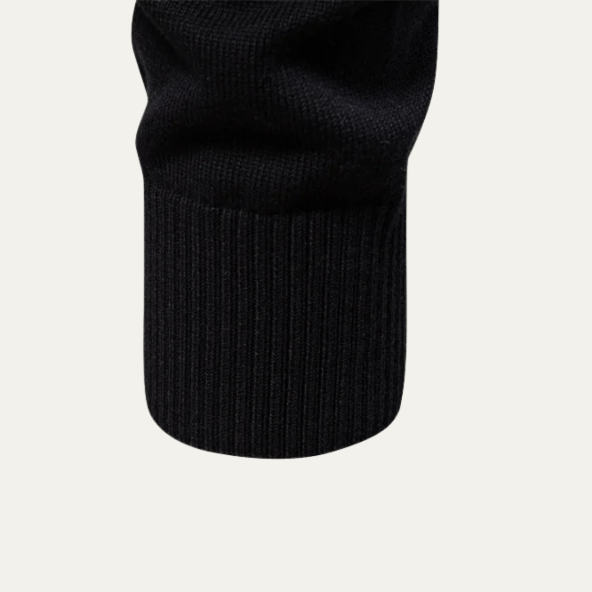 Warm Mens Half Zip Wool Sweater