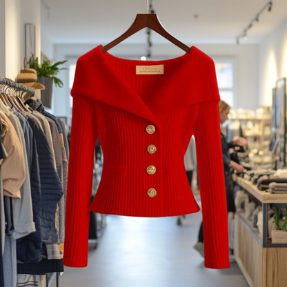 Annika I luxury knit vest