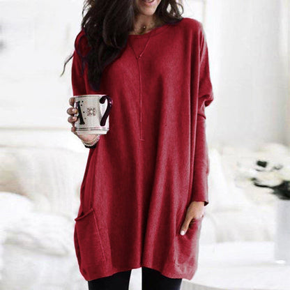 Women's Winter Long Tunic | With Pockets