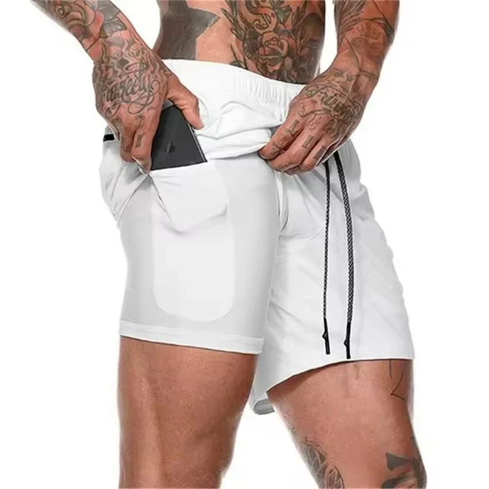 Athletic Men's Shorts for Running and Fitness