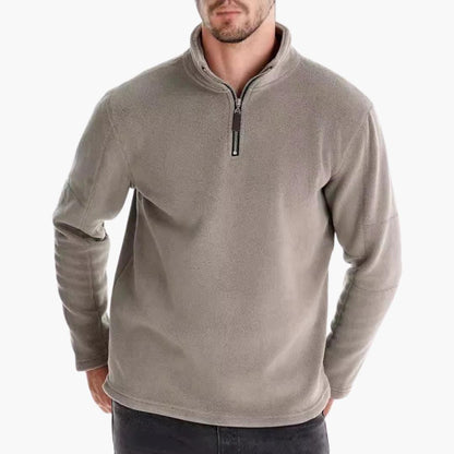 Warm Men's Fleece Jacket with Cozy Inner Layer