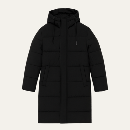 Warm Men's Puffer Hooded Parka Jacket - Nocini