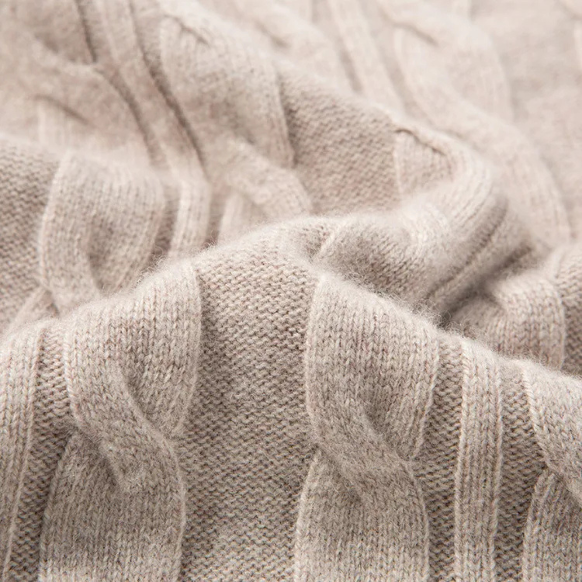 Warm Men's Crew Neck Cashmere Sweater