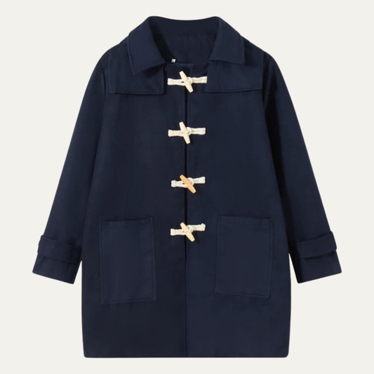 Warm Men's Wool Duffle Coat - Nocini