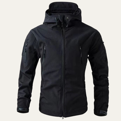 Waterproof Men's Fleece Lined Windbreaker Outdoor Jacket