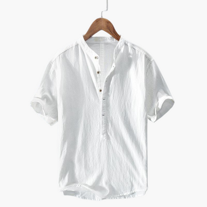 Casual Summer Short Sleeve Mens Shirt