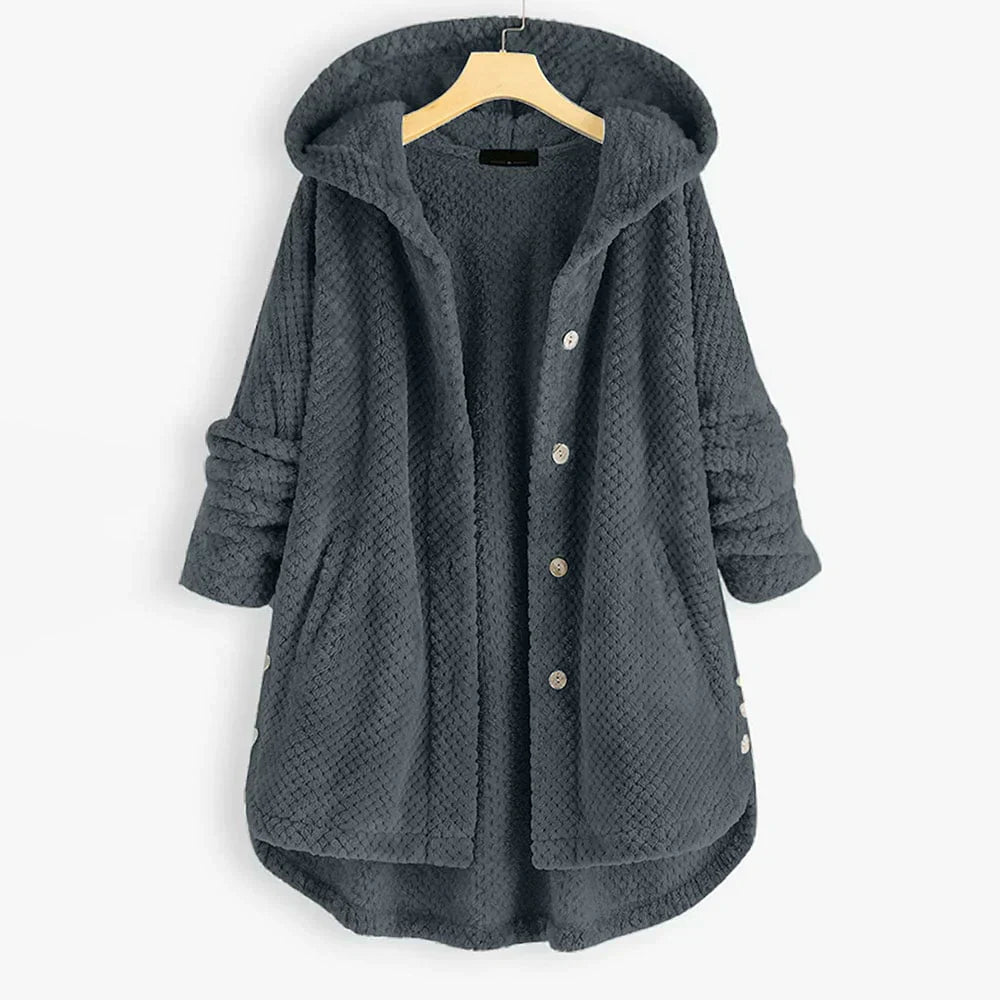 Warm Fleece Hooded Jacket
