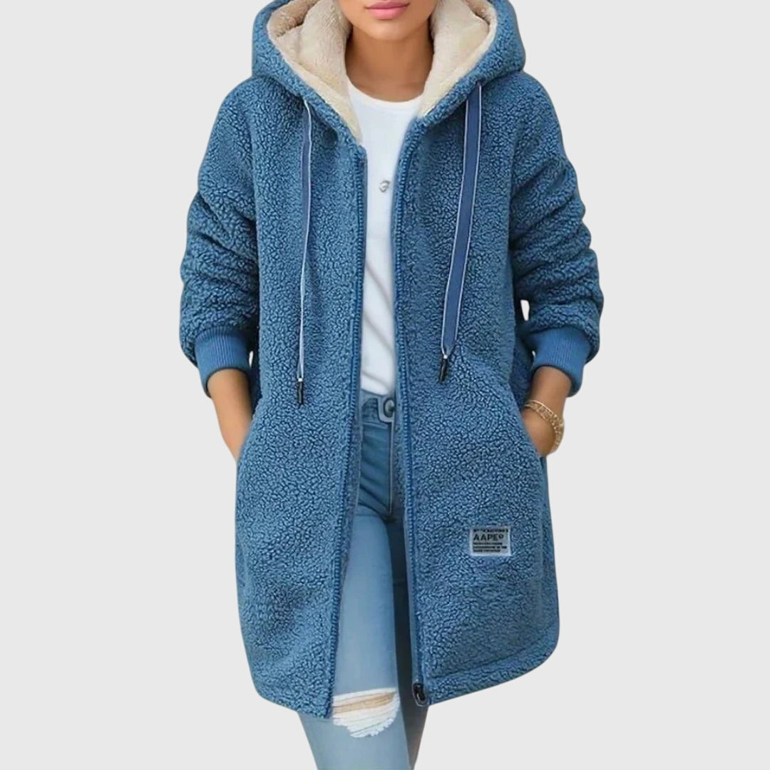 Warm Women's Fleece Coat - Olytrend