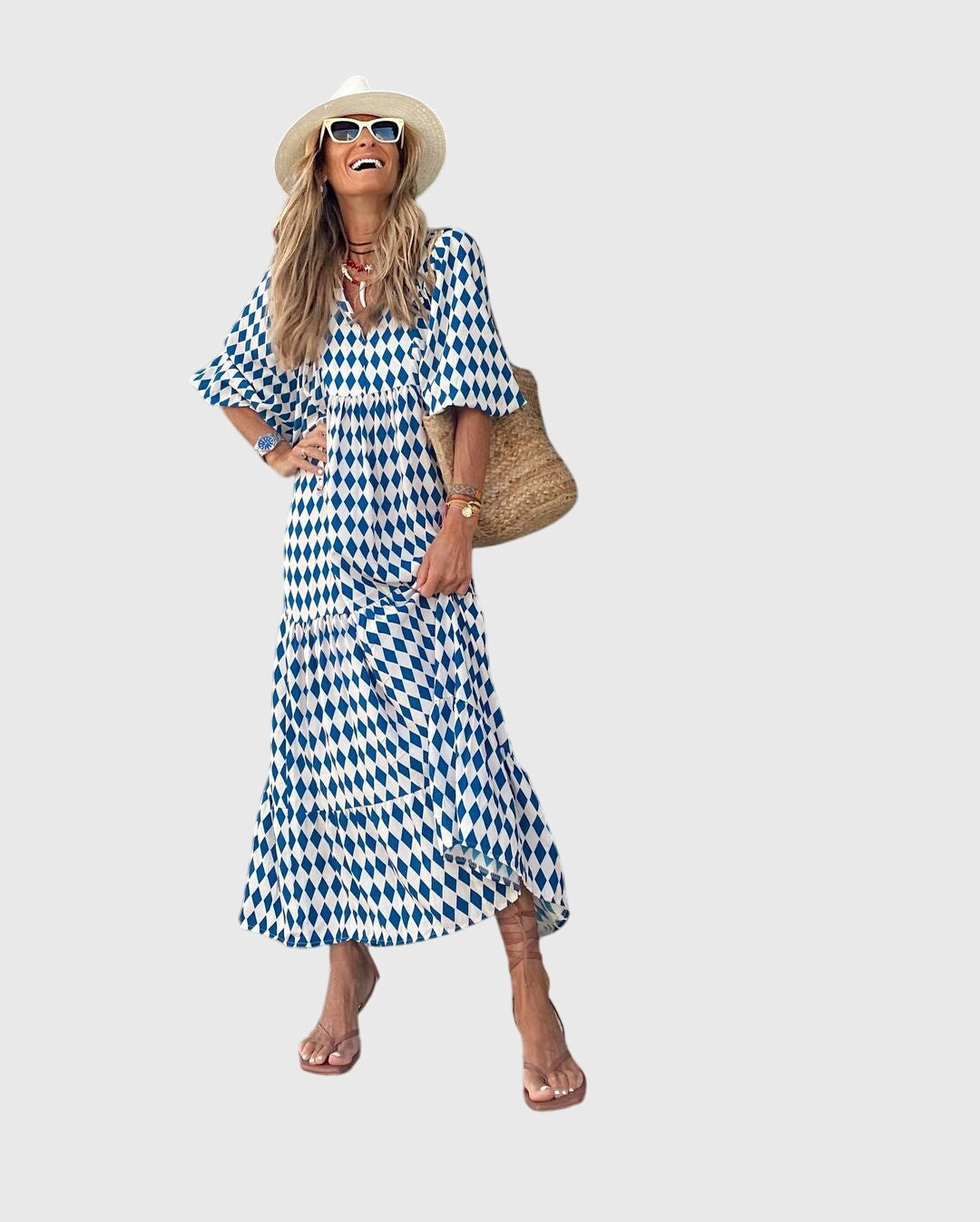 Bohemian Long Flowy Dress