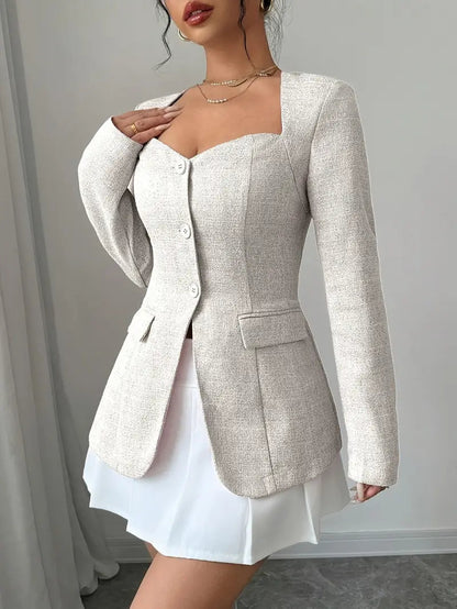 Adélie | Buttoned Jacket for Women — Chic Style & Structured Silhouette