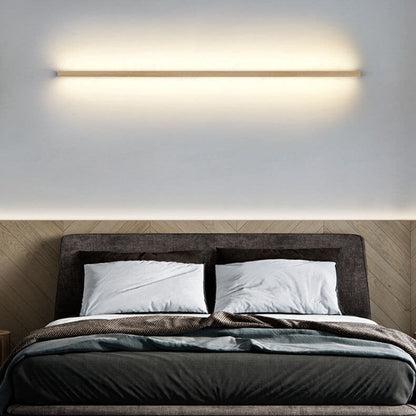 Wall sconces Minimalist wooden LED light fixture