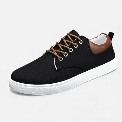 Ancient World | Classic Canvas Sneakers – Vulcanized Lace-up Shoes
