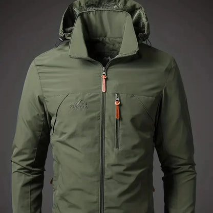 Breathable Men's Rain and Wind Jacket - Olytrend