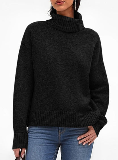 Zoé | Women's Roll Neck Sweater — Elegance & Daily Comfort