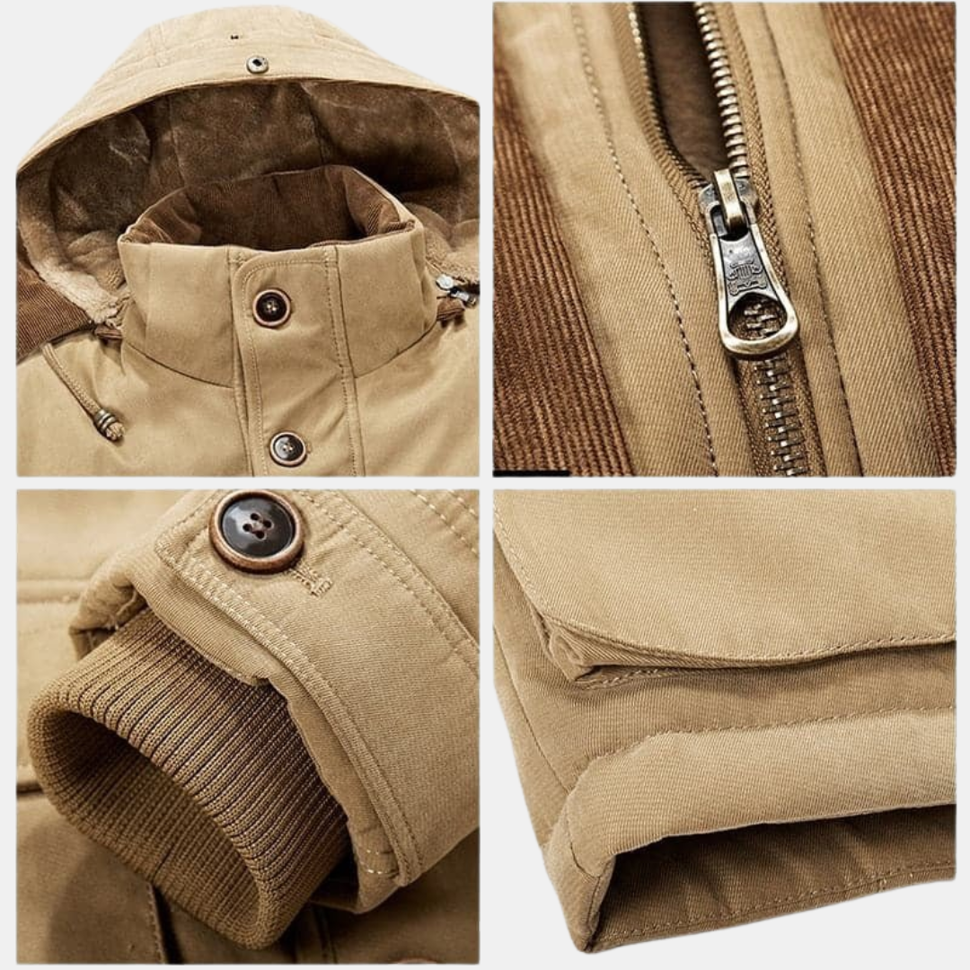 Warm Fleece Lined Winter Coat