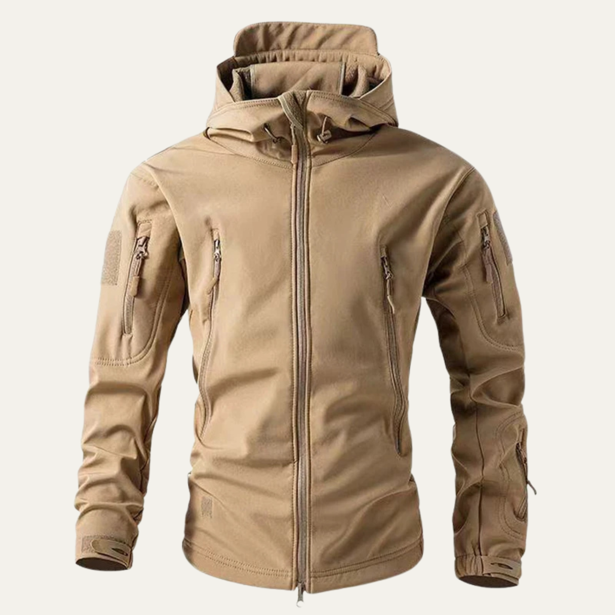 Waterproof Men's Fleece Lined Windbreaker Outdoor Jacket
