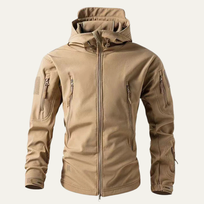 Waterproof Men's Fleece Lined Windbreaker Outdoor Jacket