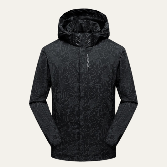Waterproof Men's Breathable Windbreaker Hiking Jacket with Hood - Nocini