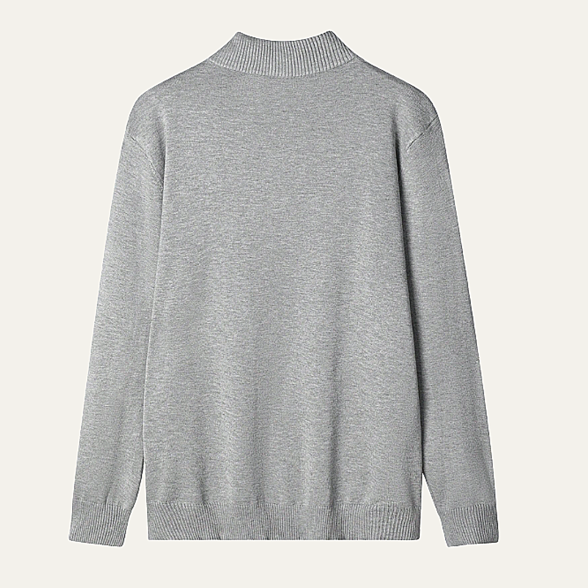Warm Classic Men's Cashmere Half Zip Sweater