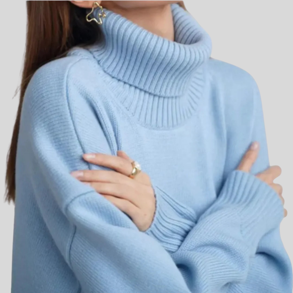 Warm Crew Neck Winter Sweater for Women