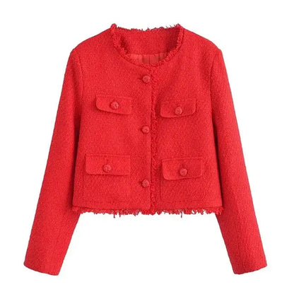 Callie | Elegant Short Jacket for Women — Timeless Style & Neat Finish