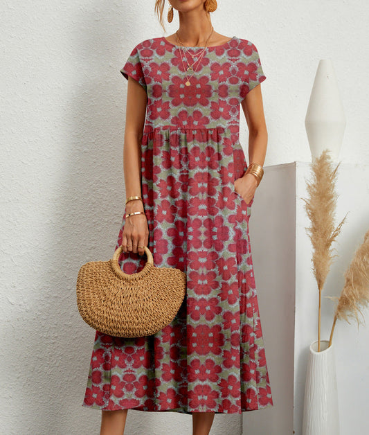Andrea | Elegant floral dress for all occasions