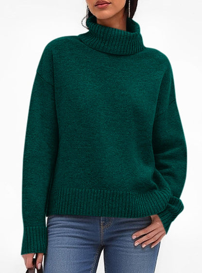 Zoé | Women's Roll Neck Sweater — Elegance & Daily Comfort