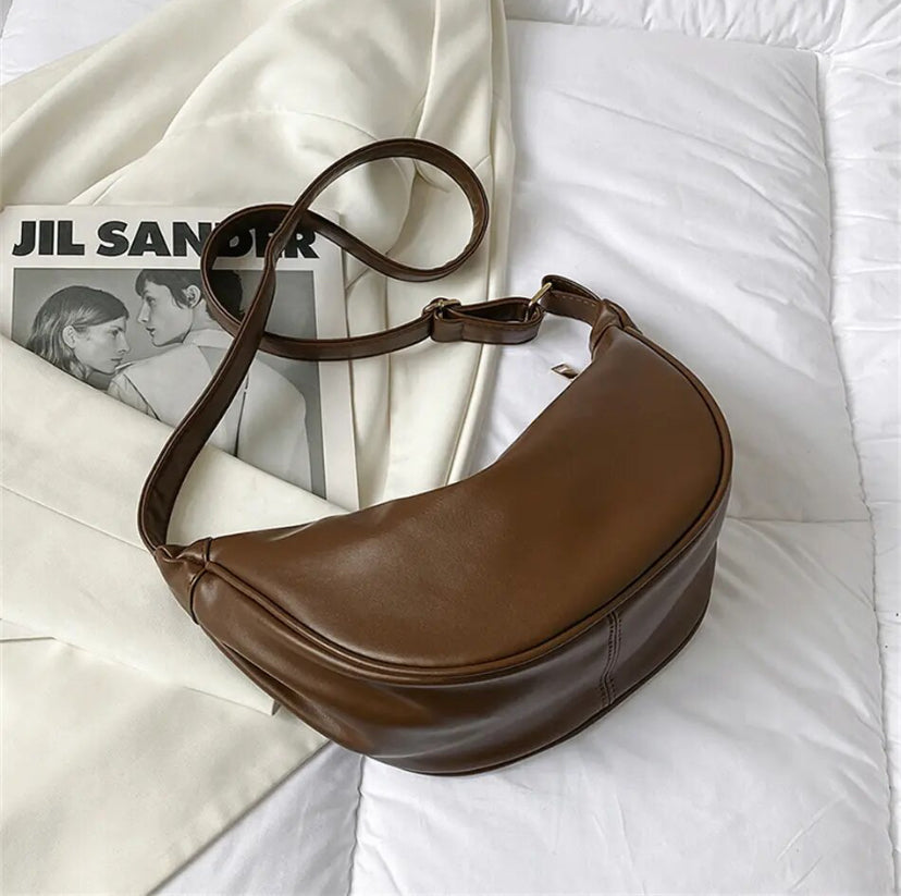 VELINORA™ | Half Moon Crossbody Bag