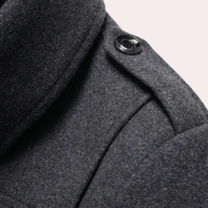 Warm Mens Parka Jacket 2 Piece Set