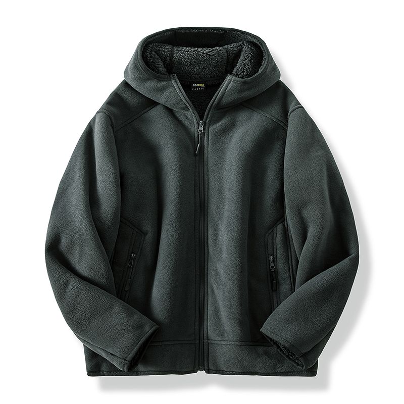 Warm fleece jacket for men