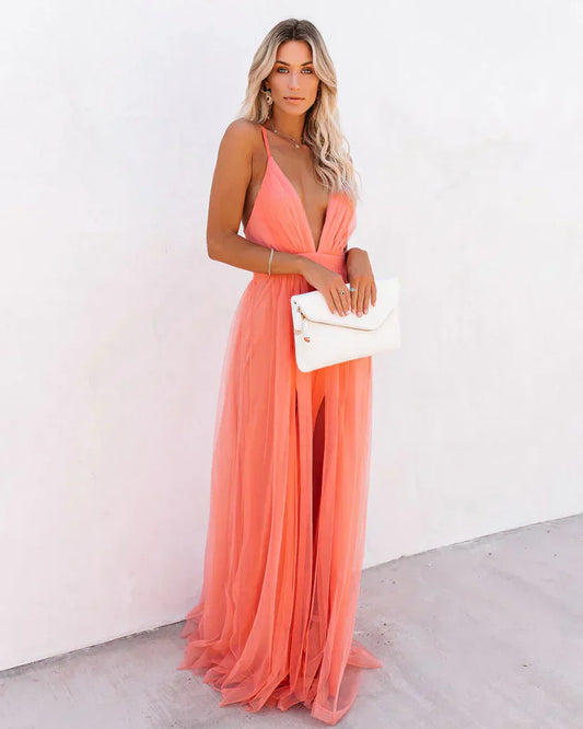 Abigail Petal Dust Maxi Dress