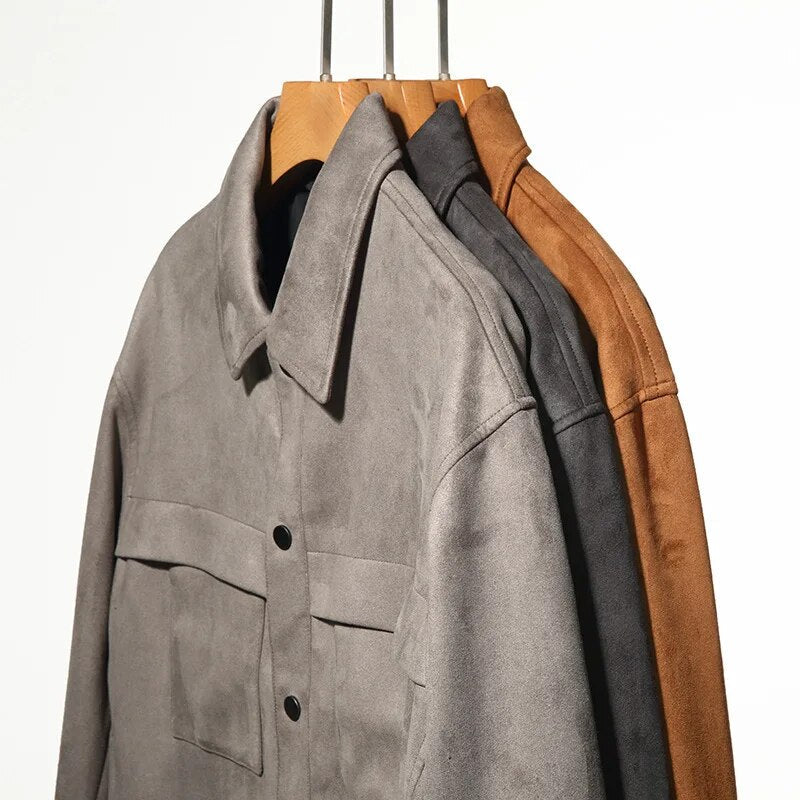 Vicky | Elegant Suede Jacket for Men