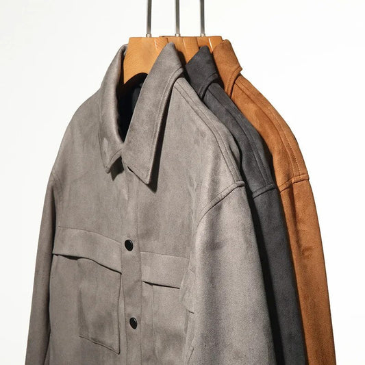 Vicky | Elegant Suede Jacket for Men