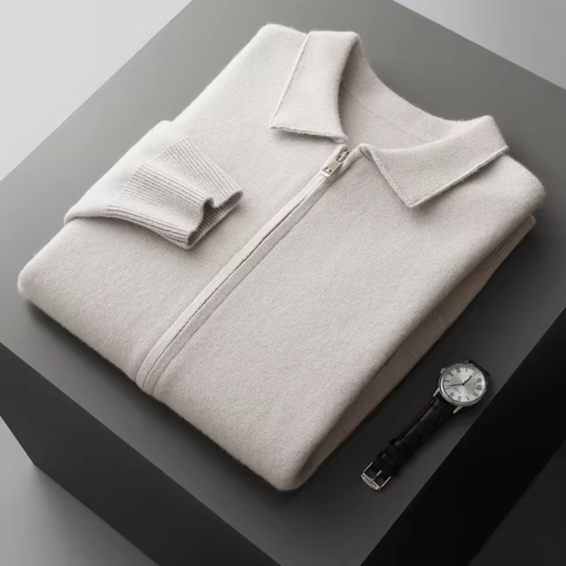 Adrian de Vries | Luxury men's vest with zipper closure