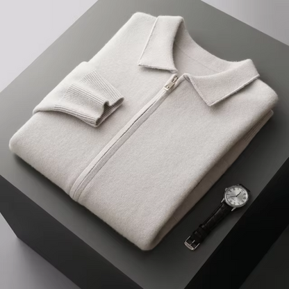 Adrian de Vries | Luxury men's vest with zipper closure