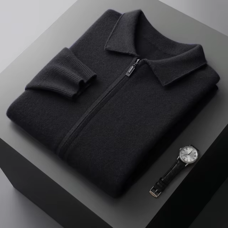 Adrian de Vries | Luxury men's vest with zipper closure