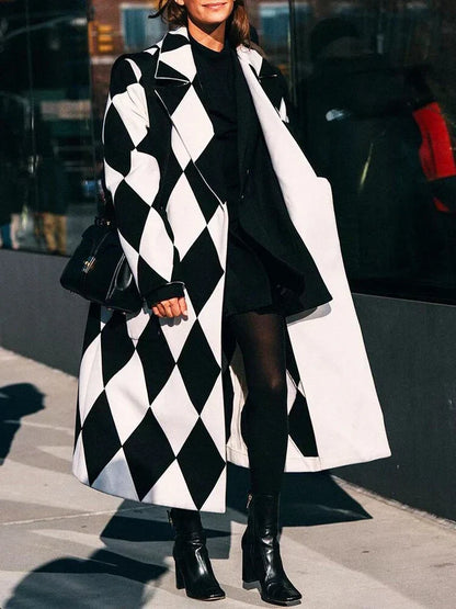 Alessia Wollmantel mit langem Arm und Revers