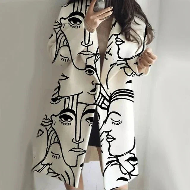 Alessia Wollmantel mit langem Arm und Revers