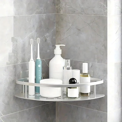 2-Tier Stainless Steel Bathroom Shelf