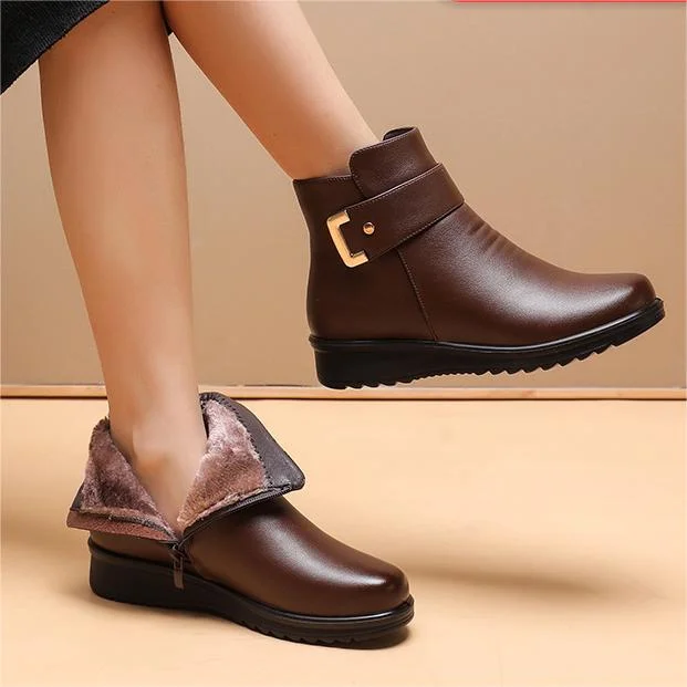 Annabel boots for women in genuine leather – Elegant high-heeled model
