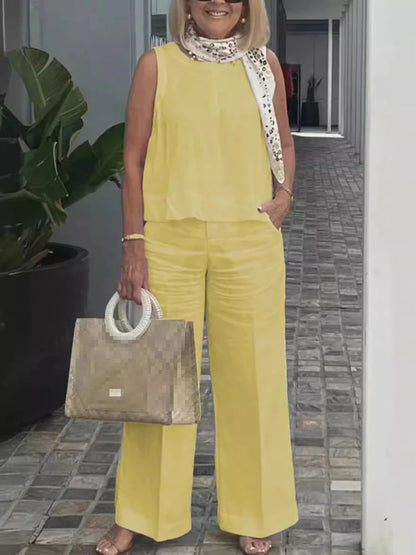 Breathable Linen Set for Women