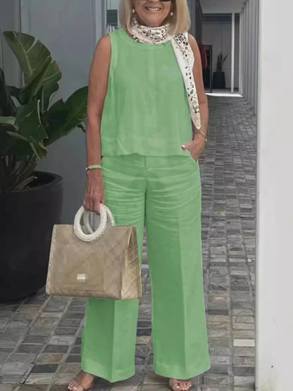 Breathable Linen Set for Women